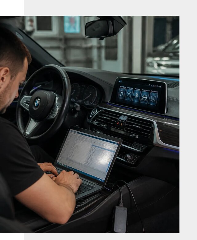 Русификация мультимедиа BMW для авто под ключ в Анжере-Судженске