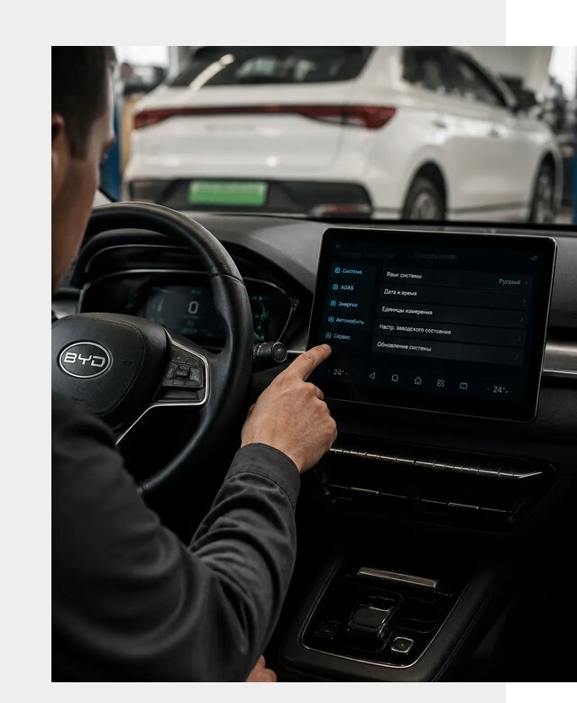 Русификация BYD E2 в Анжере-Судженске от 15283 р. | ФастМобиль-Нжр под ключ