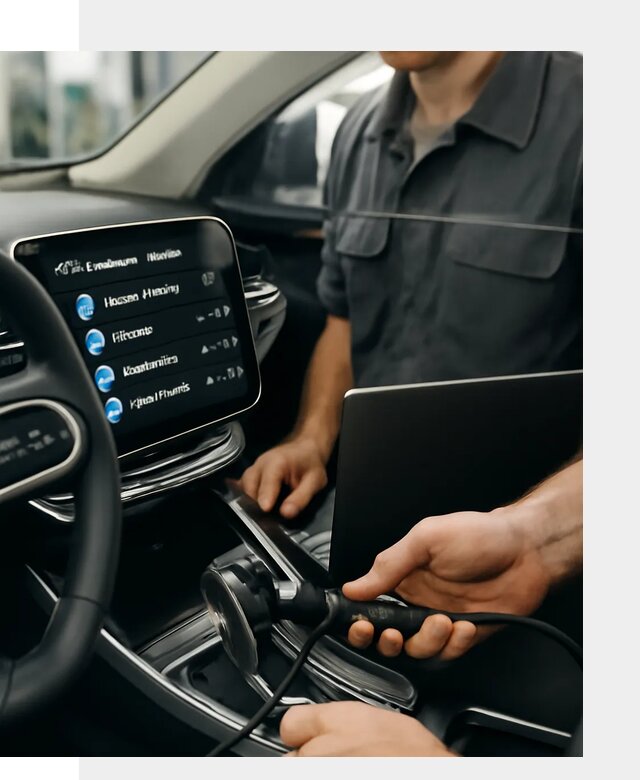 Установка приложений Geely для мультимедиа автомобиля в Анжере-Судженске