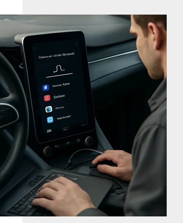 Установка приложений Lynk Co на автомобиль в Анжере-Судженске