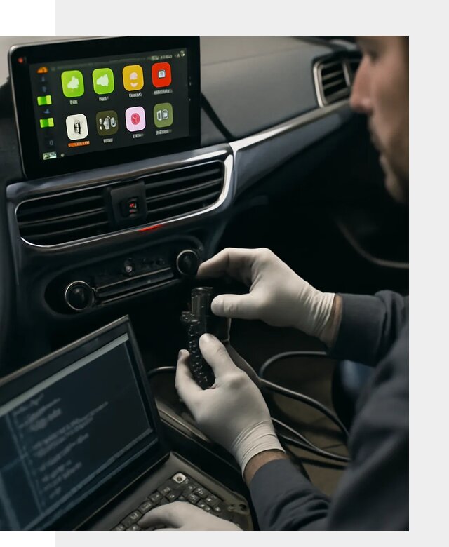 Активация Apple CarPlay в Анжере-Судженске для штатной мультимедиа