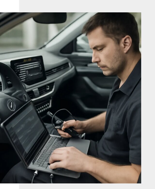 Настройка телематики автомобиля под ключ для авто в Анжере-Судженске